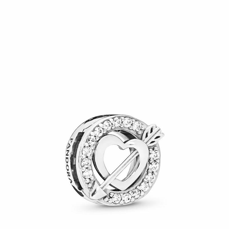Pandora Reflexions™ Asymmetric Heart & Arrow Charm Silver Egypt RC5163807